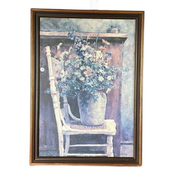 “Morning Arrangement,” by artist Patton Wilson Large Framed Print on Canvas - Picture 4 of 16
